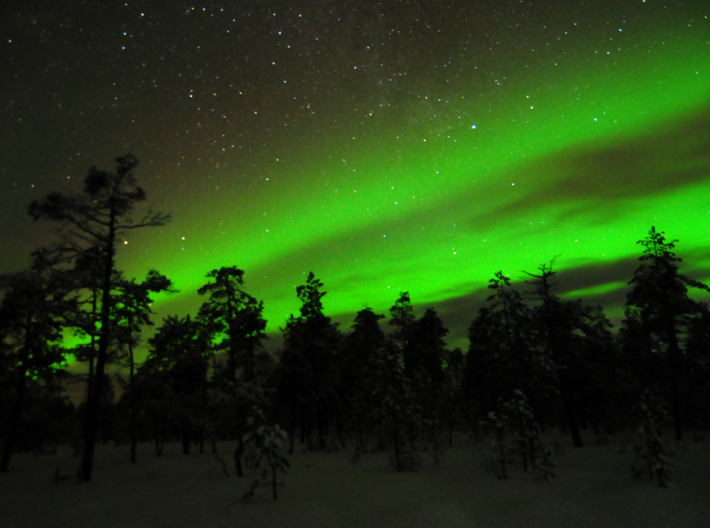 aurores en Laponie