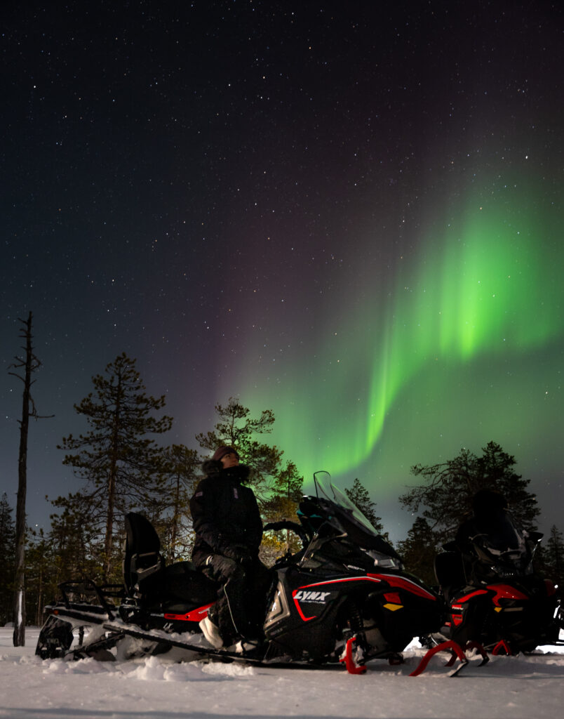balade motoneige à Rovaniemi