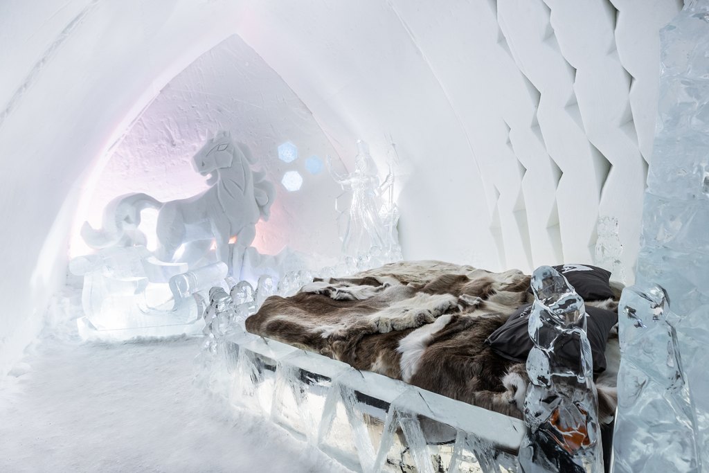 hôtel de glace à Rovaniemi