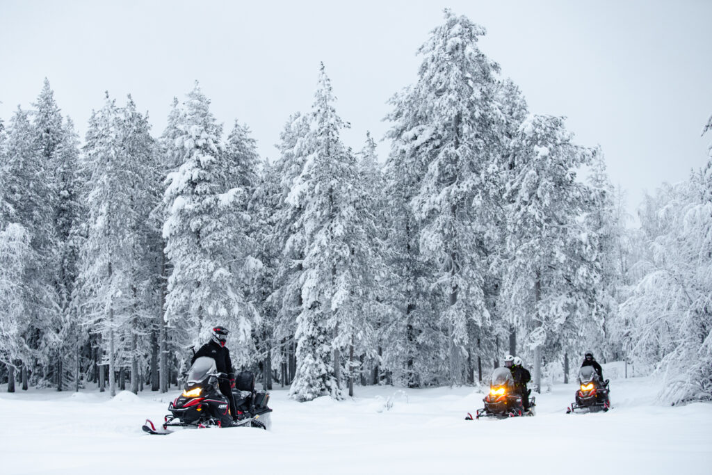 Rent a snowmobile in Rovaniemi