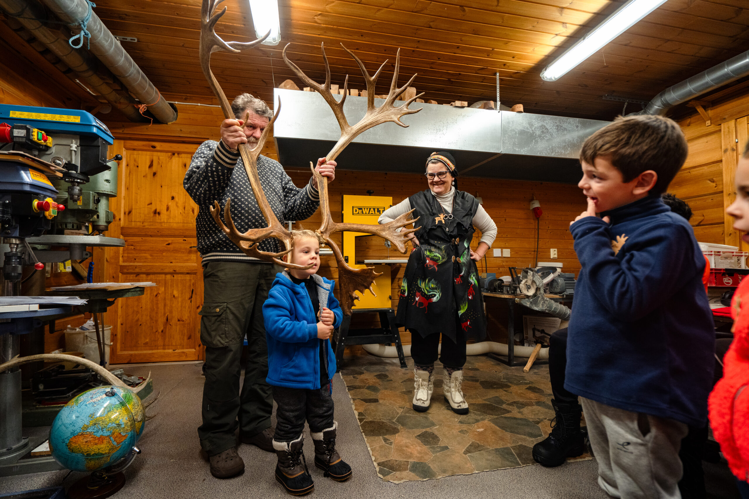 Private Lappish handicraft workshop near Rovaniemi